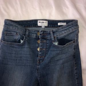 William Rast high rise ankle jeans